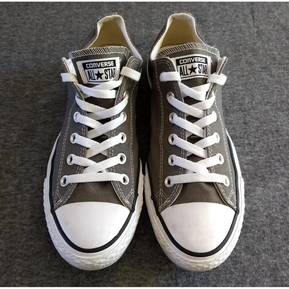 Converse Chuck Taylor All Star Sneakers Low Top Drk Gray Lace Up Unisex M-8/W-10 - Picture 3 of 16